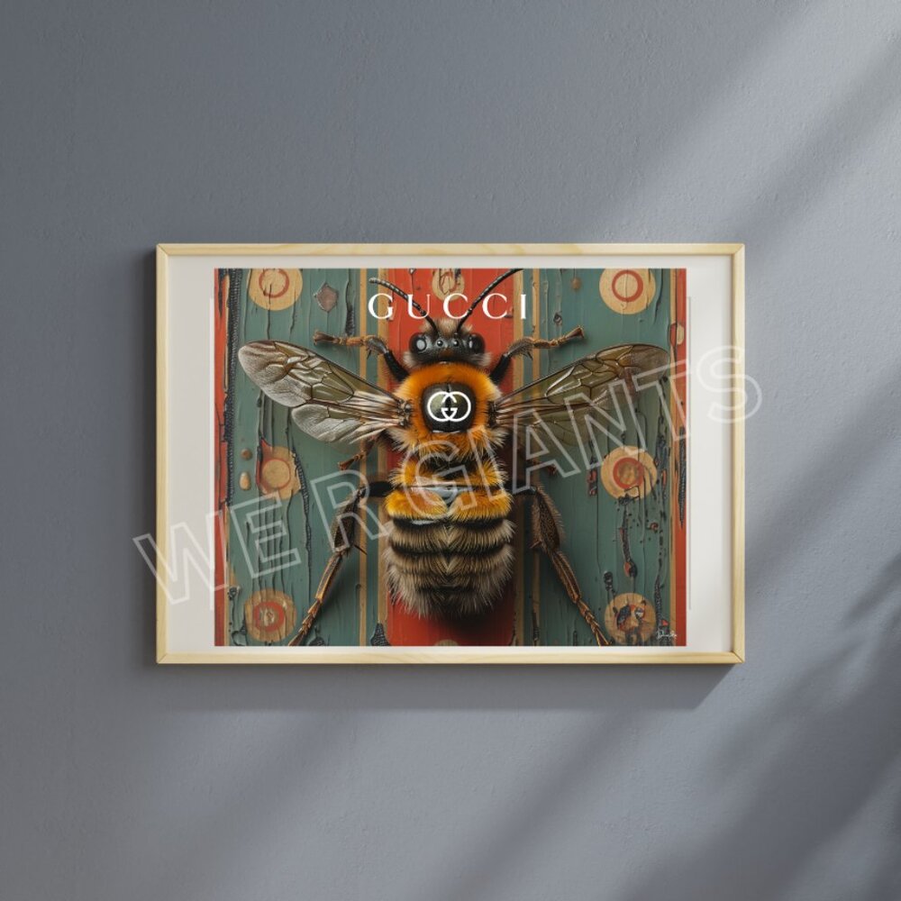 GUCCI BEE COLLECTION 20x16 ART PRINT